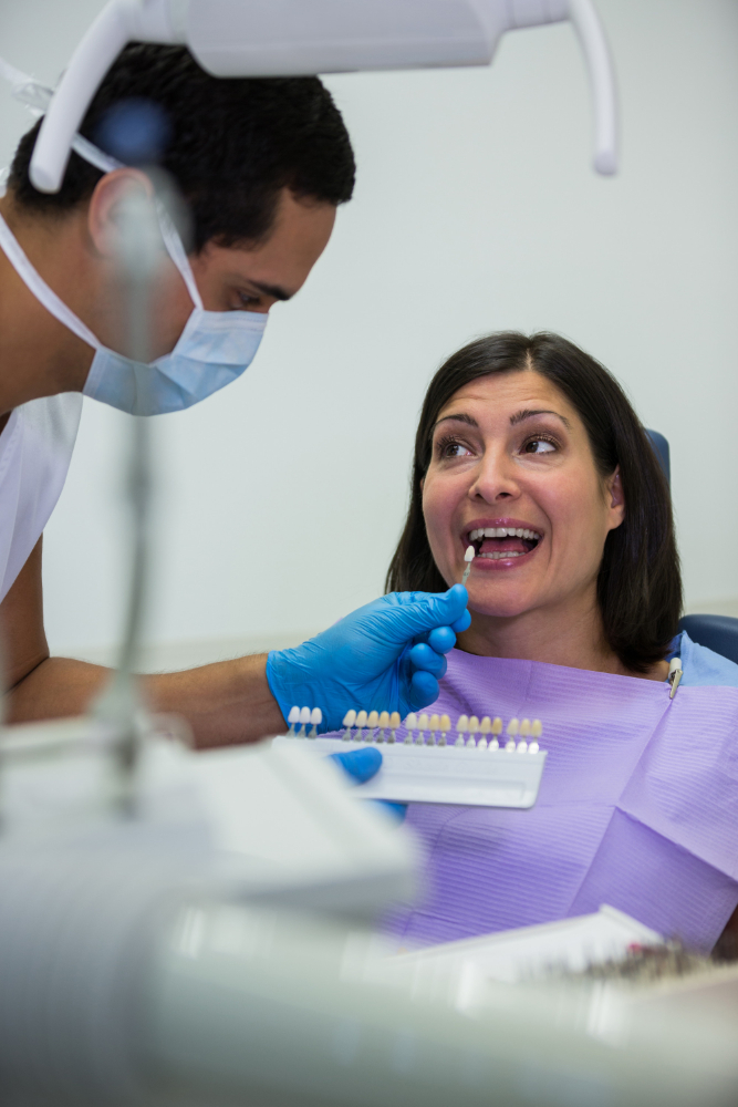 A custom restoration matched to your natural teeth.